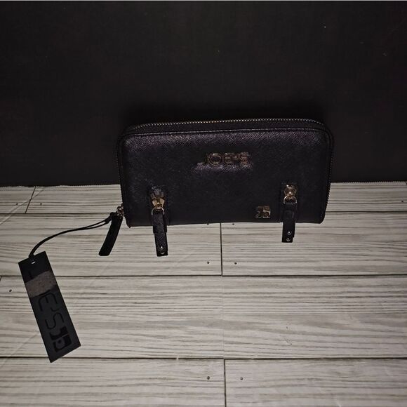 Joe’s Jeans Black Wallet Card Holder Purse Pocketbook Nexus Style New - Picture 1 of 8